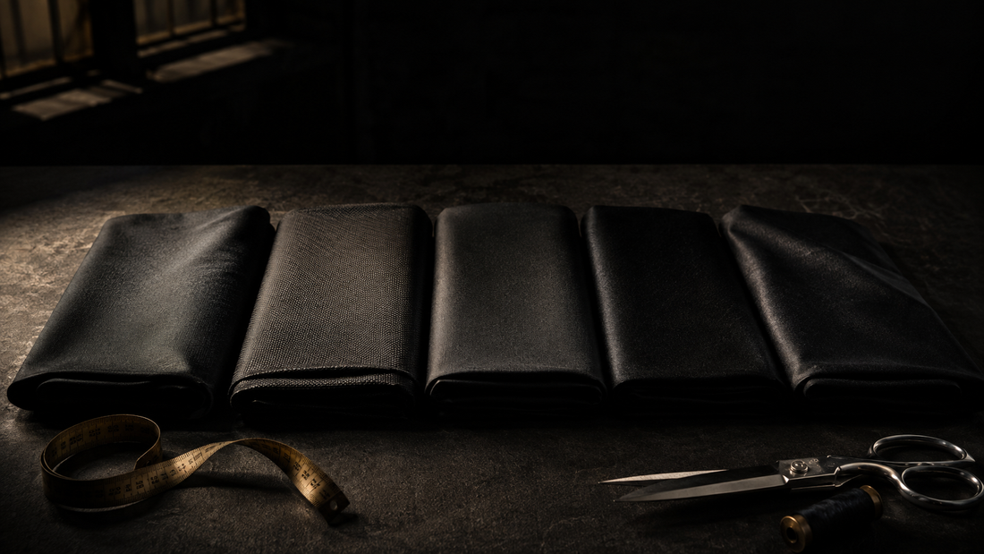 Moody Black Fabric Atelier Still Life
