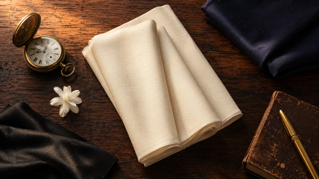 Premium cream and black unstitched fabric for Eid and wedding season 2026 by Sheikh Gulzar Fabrics — Pakistan's most trusted men's fabric brand since 1957