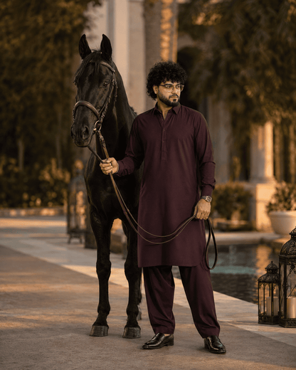 Shah Misal — Burgundy | DASTAAN Volume IV