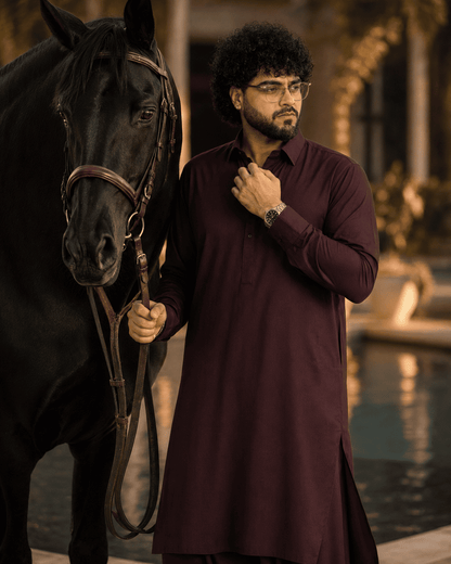 Shah Misal — Burgundy | DASTAAN Volume IV