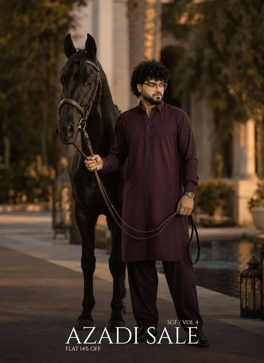 Shah Misal — Burgundy | DASTAAN Volume IV