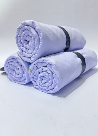 Sheikh Gulzar Fabrics Rehmat Trio — fabric bundle with premium purple and white unstitched fabric, Ramadan special men’s fabric offer Pakistan.