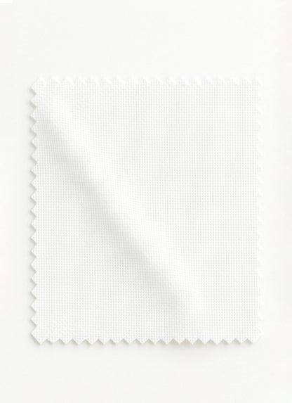 Sheikh Gulzar Fabrics Viven White Edition — fabric swatch close-up of wrinkle-free premium self-check fabric, luxury men’s fabric Pakistan. 
